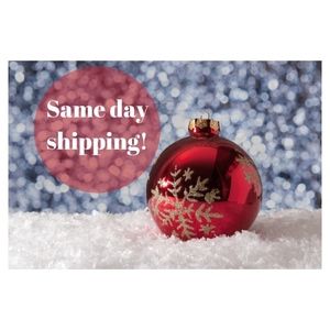 Same day shipping until 12/21!